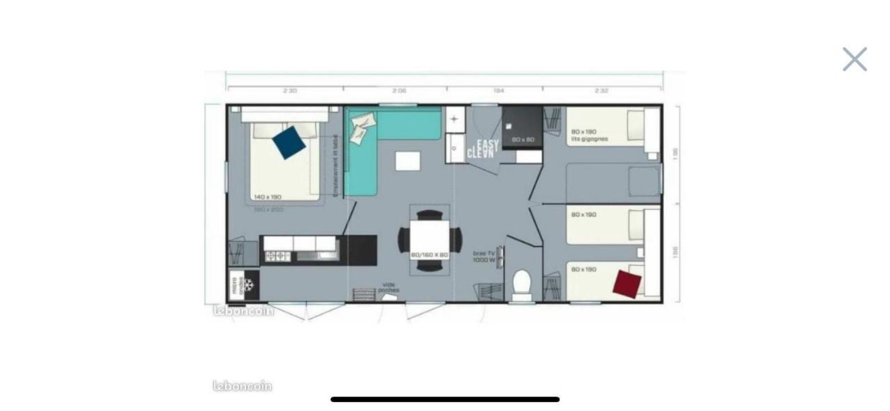 La Capitainerie Hotell Vendays-Montalivet Eksteriør bilde
